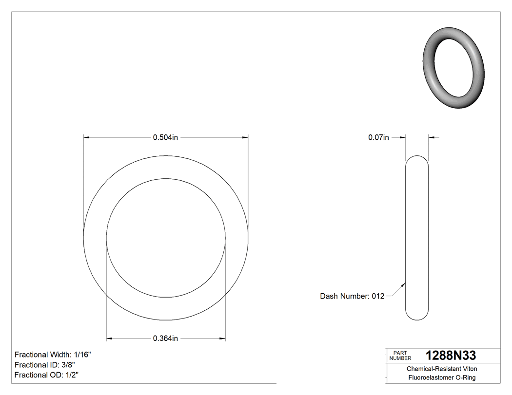 Technical drawing - 1288N33